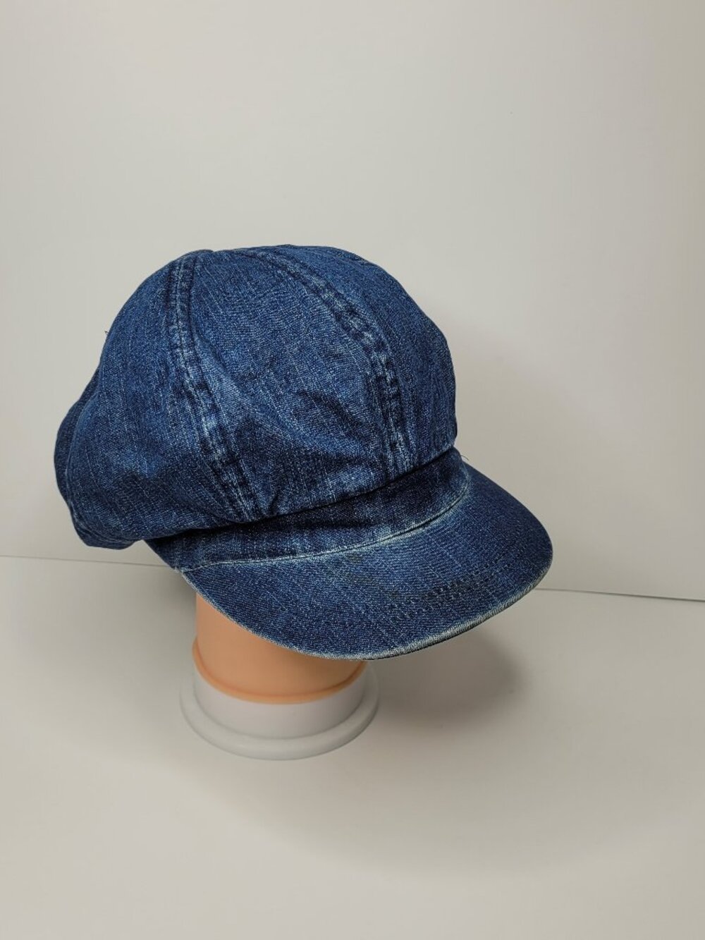 Denim y2k retro spears news boy cabbie paperboy hat disco glam club